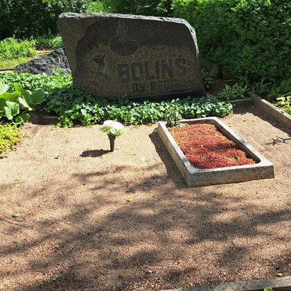Arnolda Āboliņa kapavieta 2023. gada 27. jūnijā. Fotogrāfs: Lita Zandberga