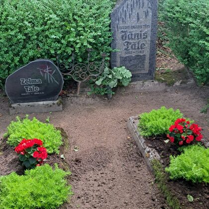 Talsu Jaunajos kapos 2023. gada 27. jūnijā. Foto: Lita Zandberga